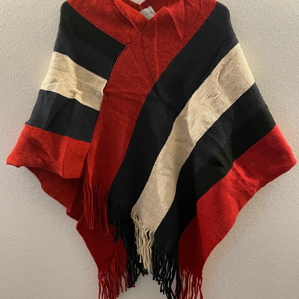 Hayden Red and Black Cape
